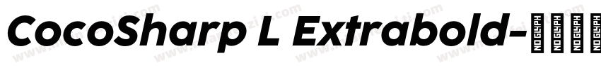 CocoSharp L Extrabold字体转换